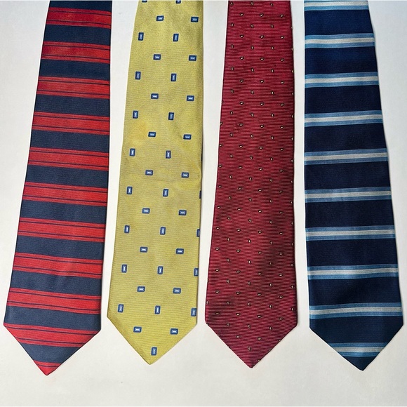 Brooks Brothers Other - Brooks Brothers Makers Silk Classic Tie, Lot of 4–Vintage, Red, Blue Stripe